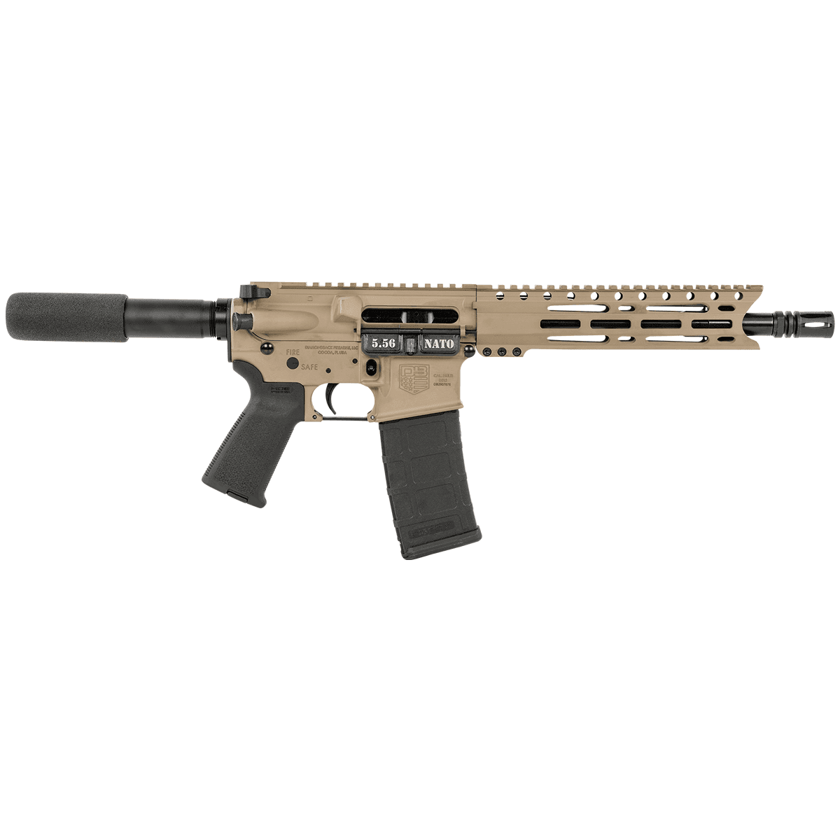 Diamondback DB1915K061 DB15 AR Pistol Carbine Length 5.56x45mm NATO 10" Pistol Diamondback DB1915K061 DB15 AR Pistol Carbine Length 5.56x45mm NATO 10" Pistol