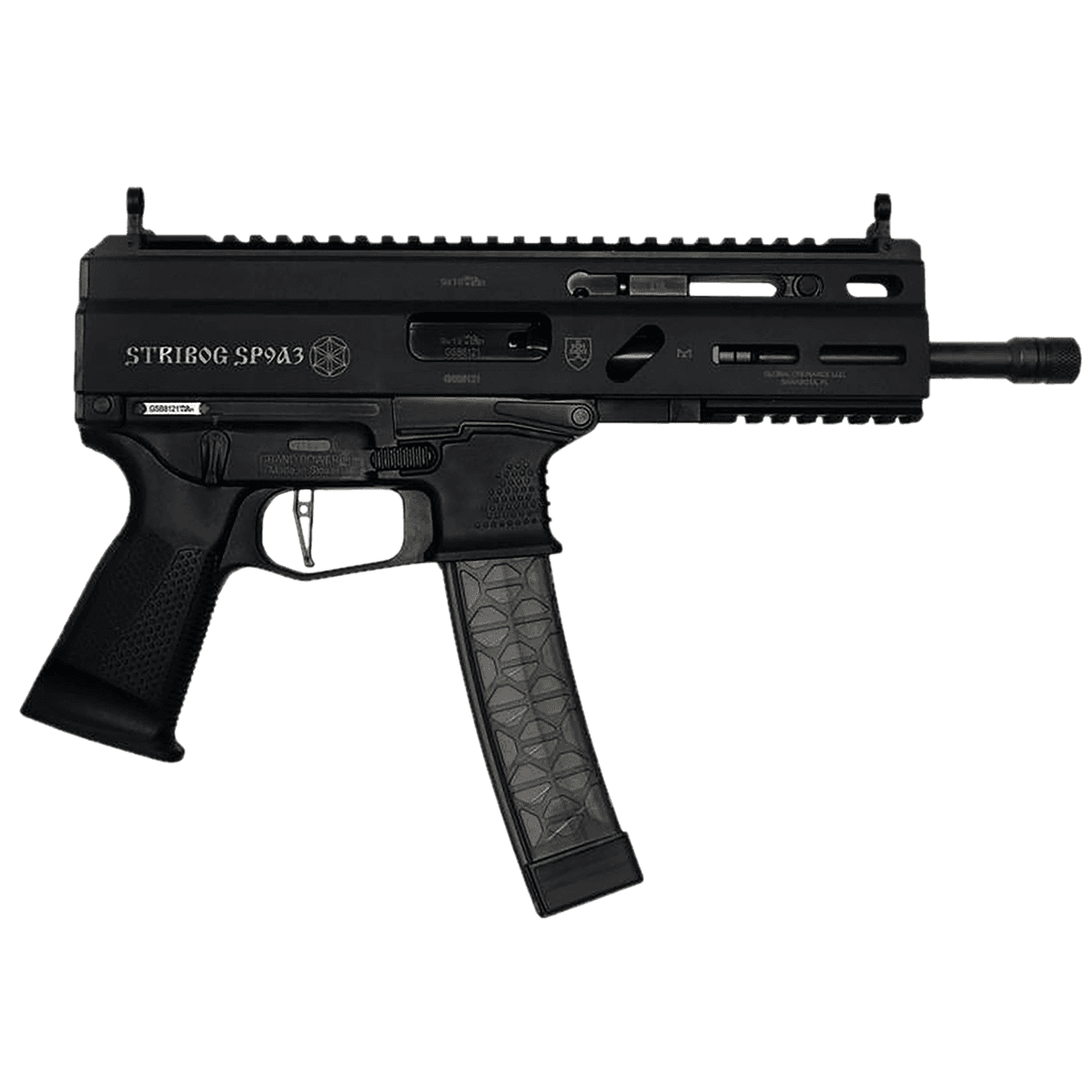 Global Ordnance LLC 8588005808538 Grand Power Stribog SP9A3 9mm Luger 30+1 Black Pistol Global Ordnance LLC 8588005808538 Grand Power Stribog SP9A3 9mm Luger 30+1 Black Pistol