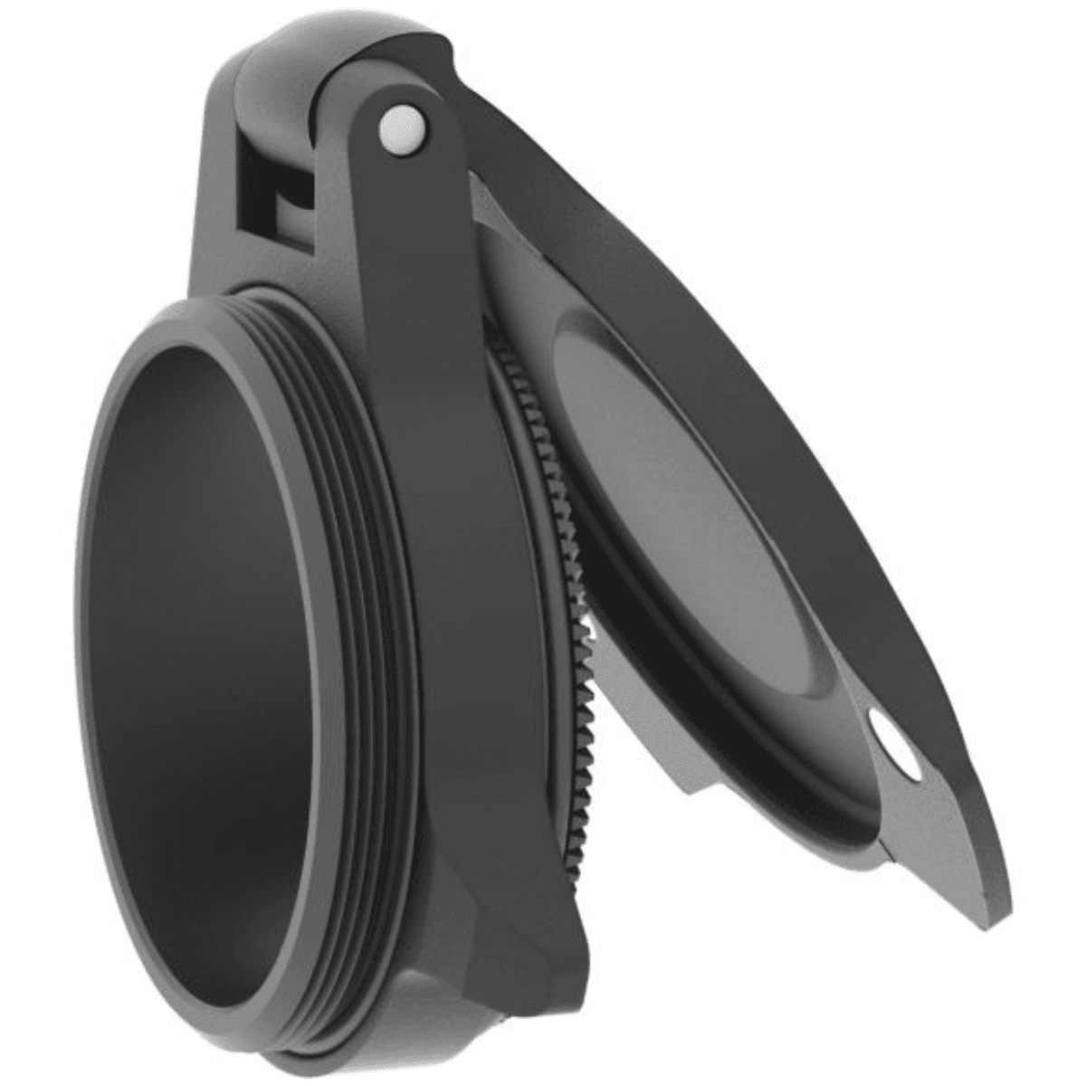 Leupold Alumina Scope Cover, Matte Black Aluminum 20mm Objective Screw On Mount Flip Open - 59030 Leupold Alumina Scope Cover, Matte Black Aluminum 20mm Objective Screw On Mount Flip Open - 59030