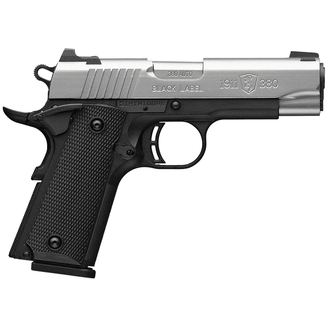 Browning 051119492 1911-380 Compact 380 ACP 8+1 3.63" Handgun Browning 051119492 1911-380 Compact 380 ACP 8+1 3.63" Handgun