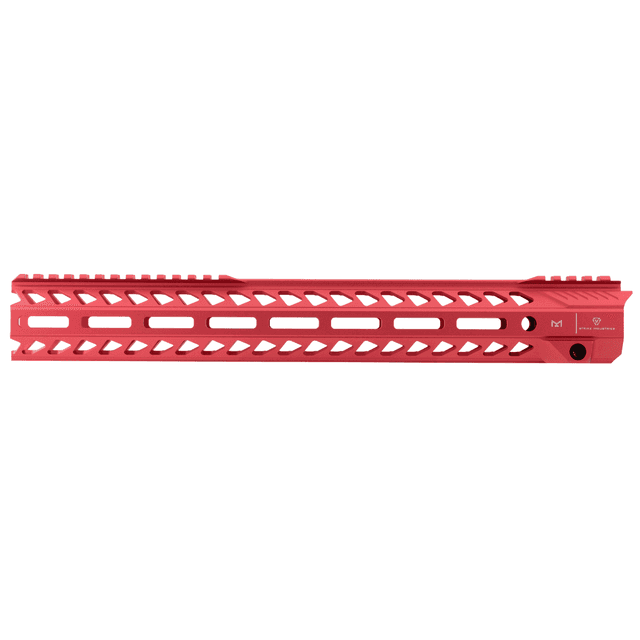 Strike Industries Strike Rail, Red Aluminum 15.50" M-LOK Fits AR-15 - STRIKERAIL155RED Strike Industries Strike Rail, Red Aluminum 15.50" M-LOK Fits AR-15 - STRIKERAIL155RED