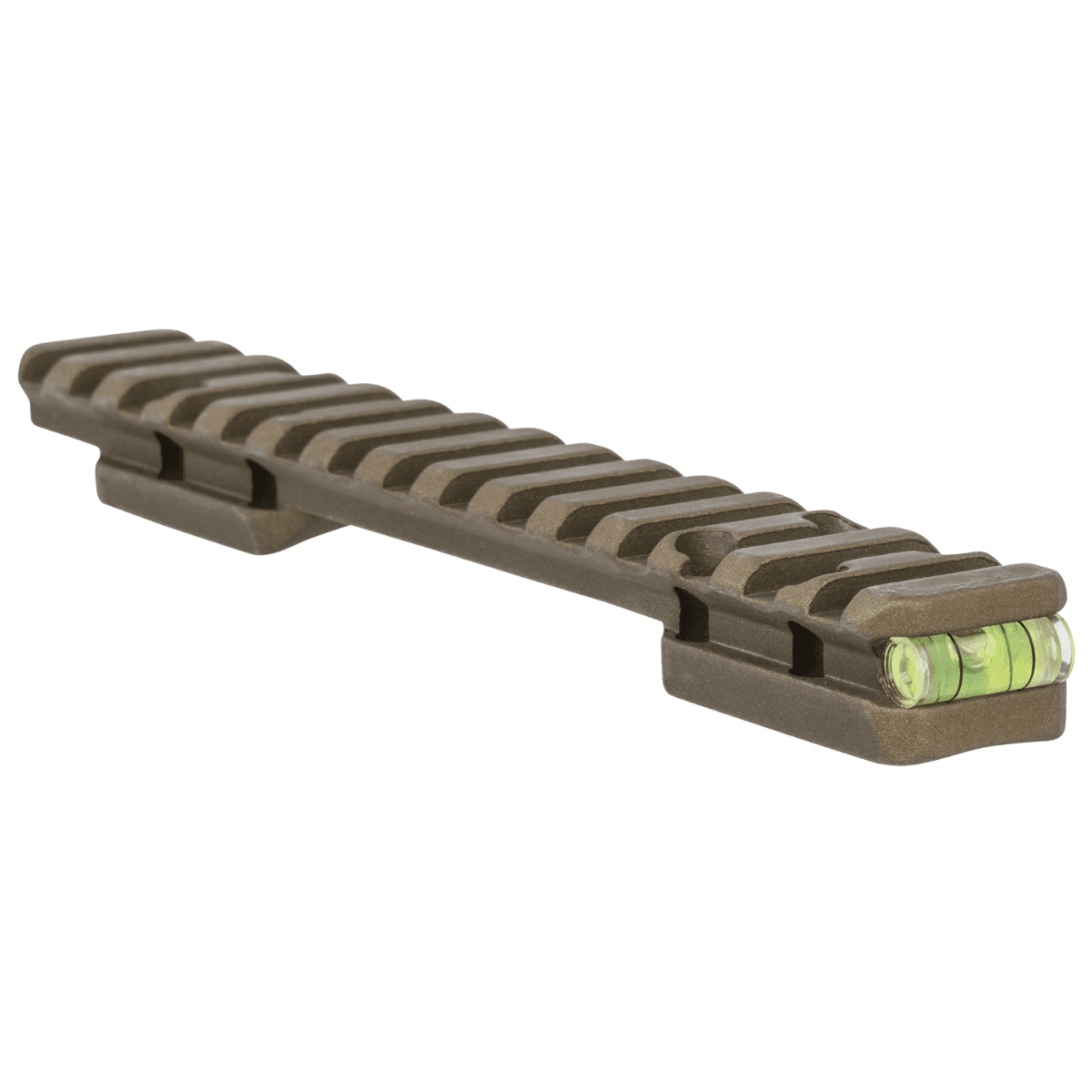 Talley Picatinny Rail w/Anti-Cant Indicator, 6.16" Burnt Bronze 20 MOA Fits X-Bolt Short Action - P0MHC735ACI Talley Picatinny Rail w/Anti-Cant Indicator, 6.16" Burnt Bronze 20 MOA Fits X-Bolt Short Action - P0MHC735ACI