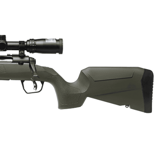 Savage Arms Axis 2 XP Combo Rifle, 22" Matte Black Heavy Sporter Barrel & Drilled & Tapped Carbon Steel Receiver Fixed Matte OD Green Synthetic Stock Compact Left Hand Boresighted 3-9x40mm 4+1rd 7mm-08 Rem - 32239 Savage Arms Axis 2 XP Combo Rifle, 22" Matte Black Heavy Sporter Barrel & Drilled & Tapped Carbon Steel Receiver Fixed Matte OD Green Synthetic Stock Compact Left Hand Boresighted 3-9x40mm 4+1rd 7mm-08 Rem - 32239