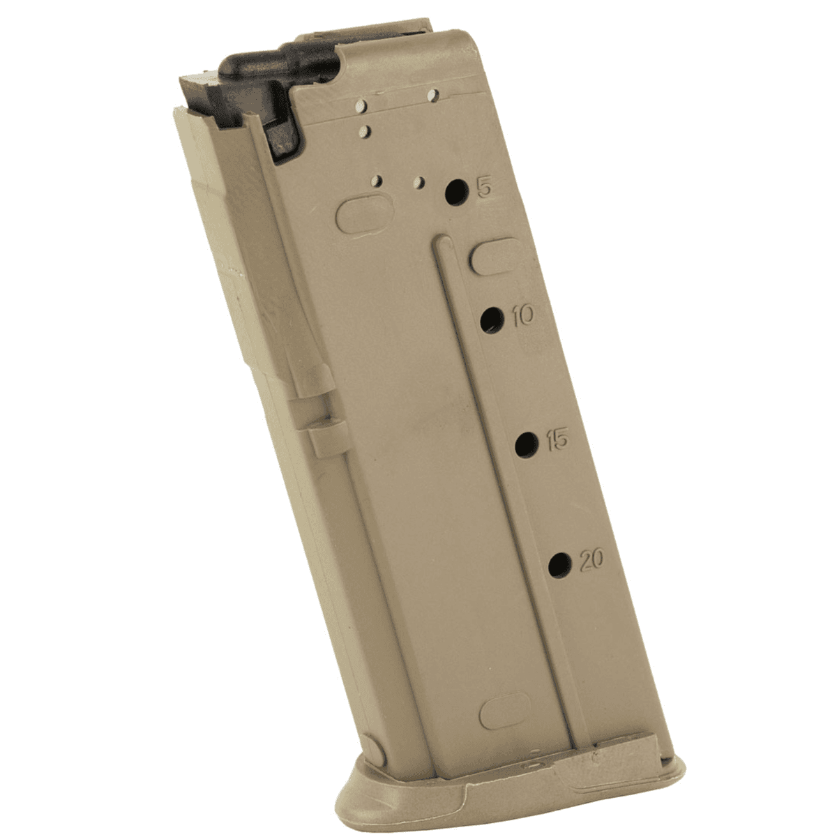 ProMag 20rd Magazine, FDE Polymer 5.7x28mm Fits FN Five-seveN - FNHA1FDE ProMag 20rd Magazine, FDE Polymer 5.7x28mm Fits FN Five-seveN - FNHA1FDE