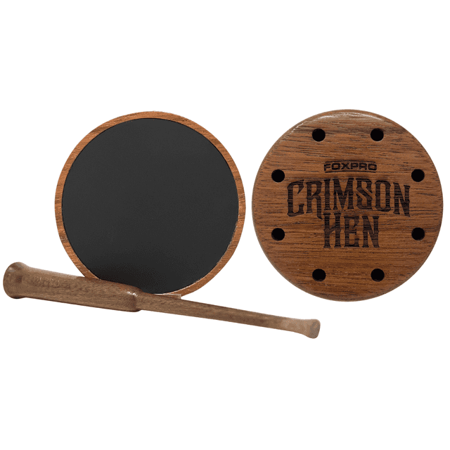 Foxpro Crimson Hen Aluminum Friction, Cherry Wood Turkey Sounds - CRIMSONALU Foxpro Crimson Hen Aluminum Friction, Cherry Wood Turkey Sounds - CRIMSONALU