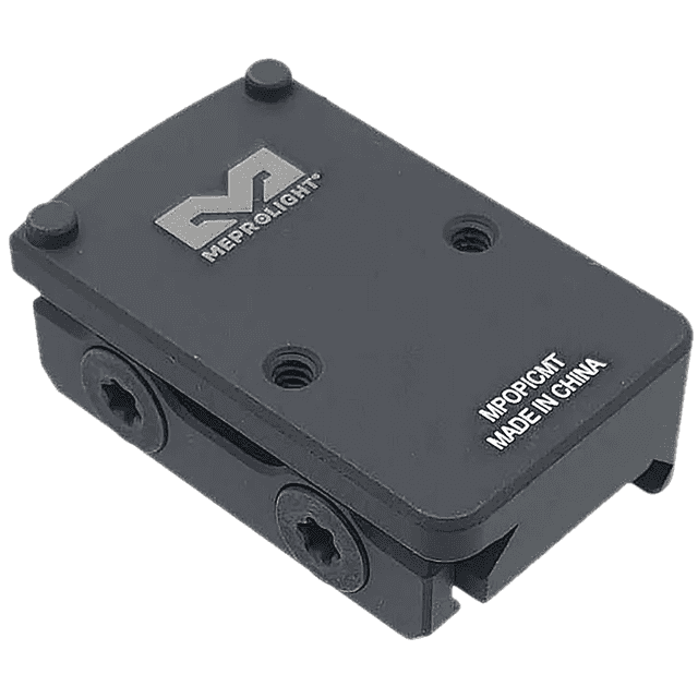 Meprolight USA Picatinny Riser, Matte Black Aluminum RMR Footprint Mount - 901141044 Meprolight USA Picatinny Riser, Matte Black Aluminum RMR Footprint Mount - 901141044