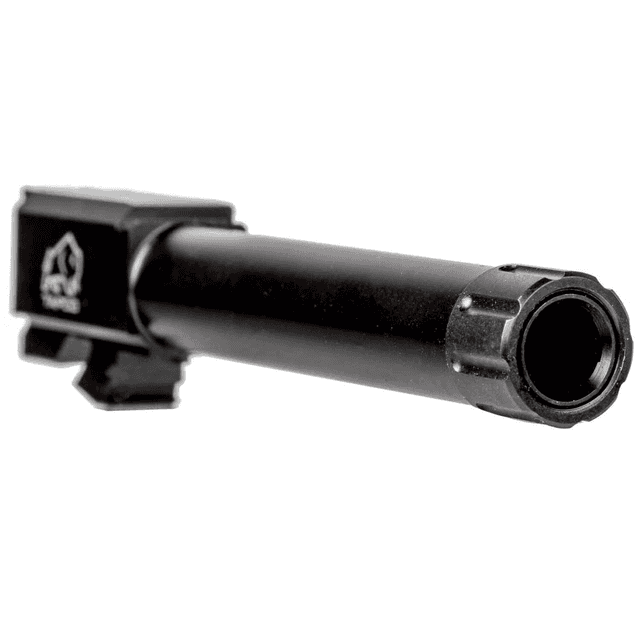 Tapco Threaded Barrel, Black Stainless Steel 9mm Luger Fits Glock 19 Gen1-3 - TAP22002 Tapco Threaded Barrel, Black Stainless Steel 9mm Luger Fits Glock 19 Gen1-3 - TAP22002