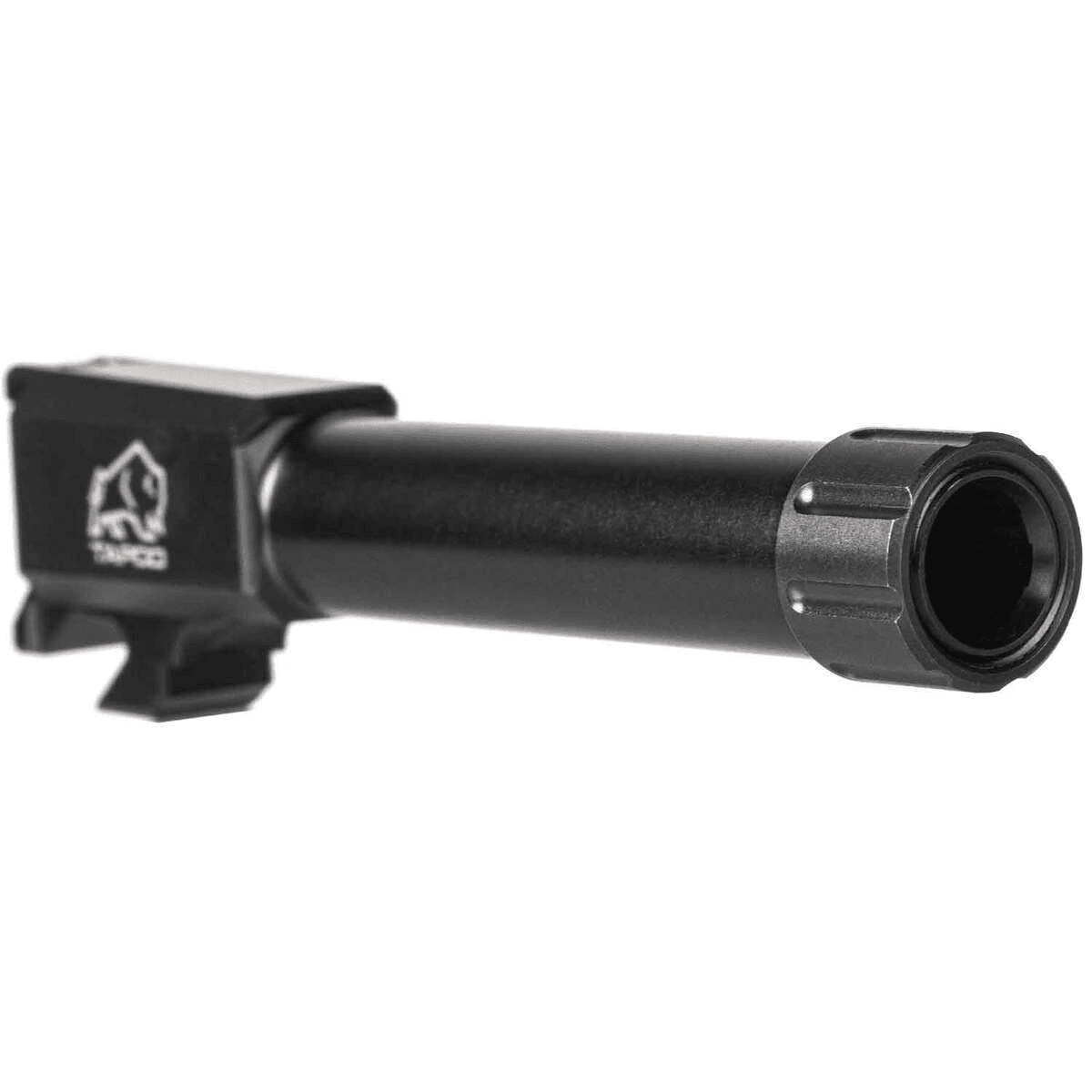 Tapco Threaded Barrel, Black Stainless Steel 1/2"x28 Thread 9mm Fits Springfield Hellcat - TAP22028 Tapco Threaded Barrel, Black Stainless Steel 1/2"x28 Thread 9mm Fits Springfield Hellcat - TAP22028