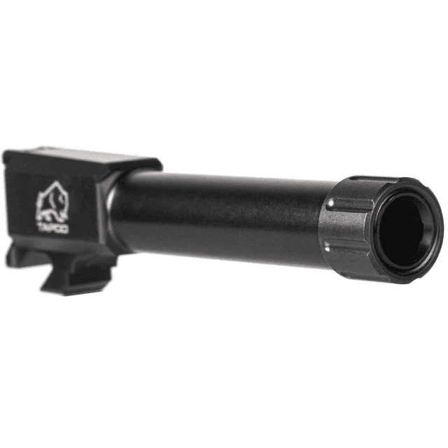 Tapco Threaded Barrel, Black Stainless Steel 1/2"x28 Thread 9mm Fits Springfield Hellcat - TAP22028 Tapco Threaded Barrel, Black Stainless Steel 1/2"x28 Thread 9mm Fits Springfield Hellcat - TAP22028