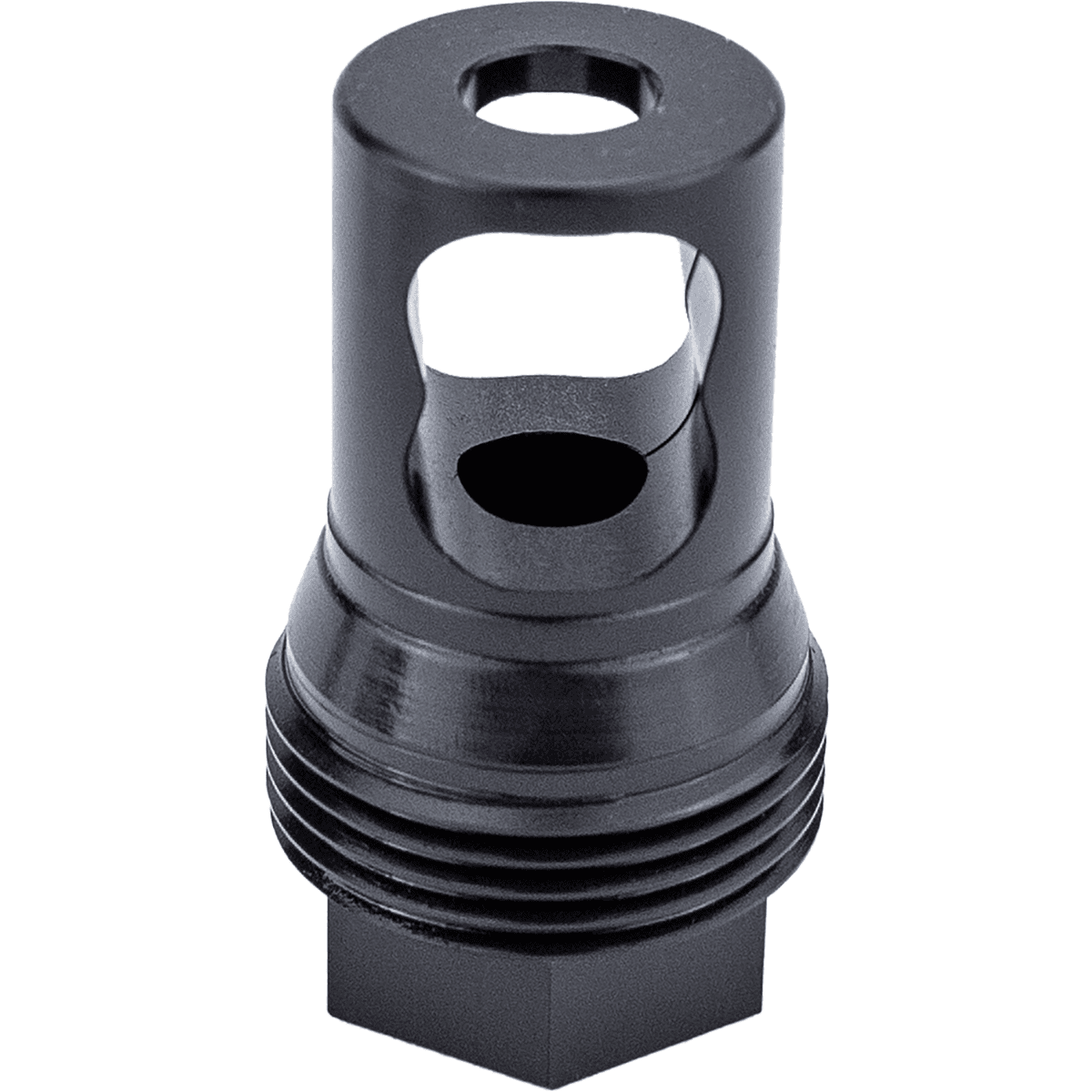 Kgm Suppressors R50T Taper Muzzle Brake, Black Nitride Steel 1/2"x28 Threads - A-TMB-S-1 Kgm Suppressors R50T Taper Muzzle Brake, Black Nitride Steel 1/2"x28 Threads - A-TMB-S-1