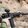 Primary Arms GLx 1x MicroPrism with Red Illuminated ACSS Cyclops Reticle on gun Primary Arms GLx 1x MicroPrism with Red Illuminated ACSS Cyclops Reticle on gun