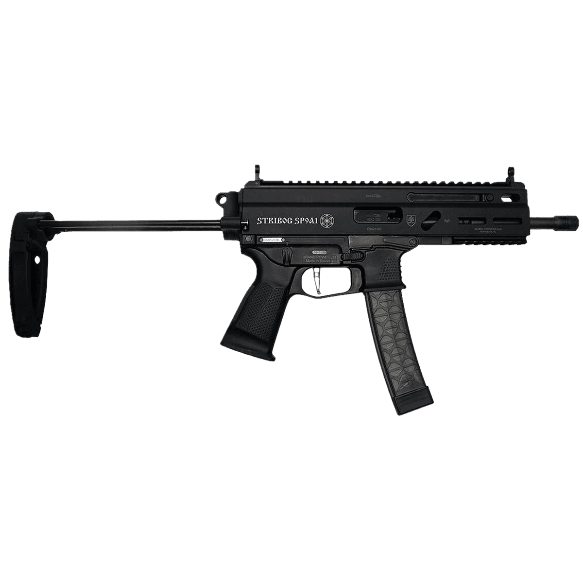Global Ordnance LLC 850003223131 Grand Power Stribog SP9A1 9mm Pistol Global Ordnance LLC 850003223131 Grand Power Stribog SP9A1 9mm Pistol