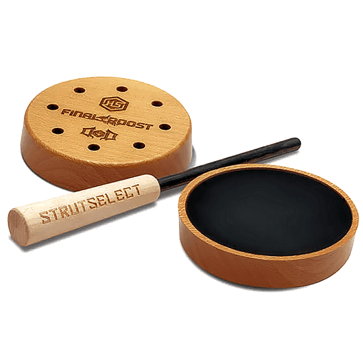 Drury Outdoors Signature Pot Call, Natural Aluminum/Wood Friction Call Attracts Turkeys - DODPC Drury Outdoors Signature Pot Call, Natural Aluminum/Wood Friction Call Attracts Turkeys - DODPC