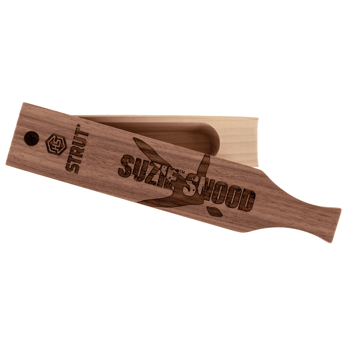 Hunters Specialties Suzie Snood Box Call, Brown Hardwood Turkey Sounds - HSSTR100169 Hunters Specialties Suzie Snood Box Call, Brown Hardwood Turkey Sounds - HSSTR100169