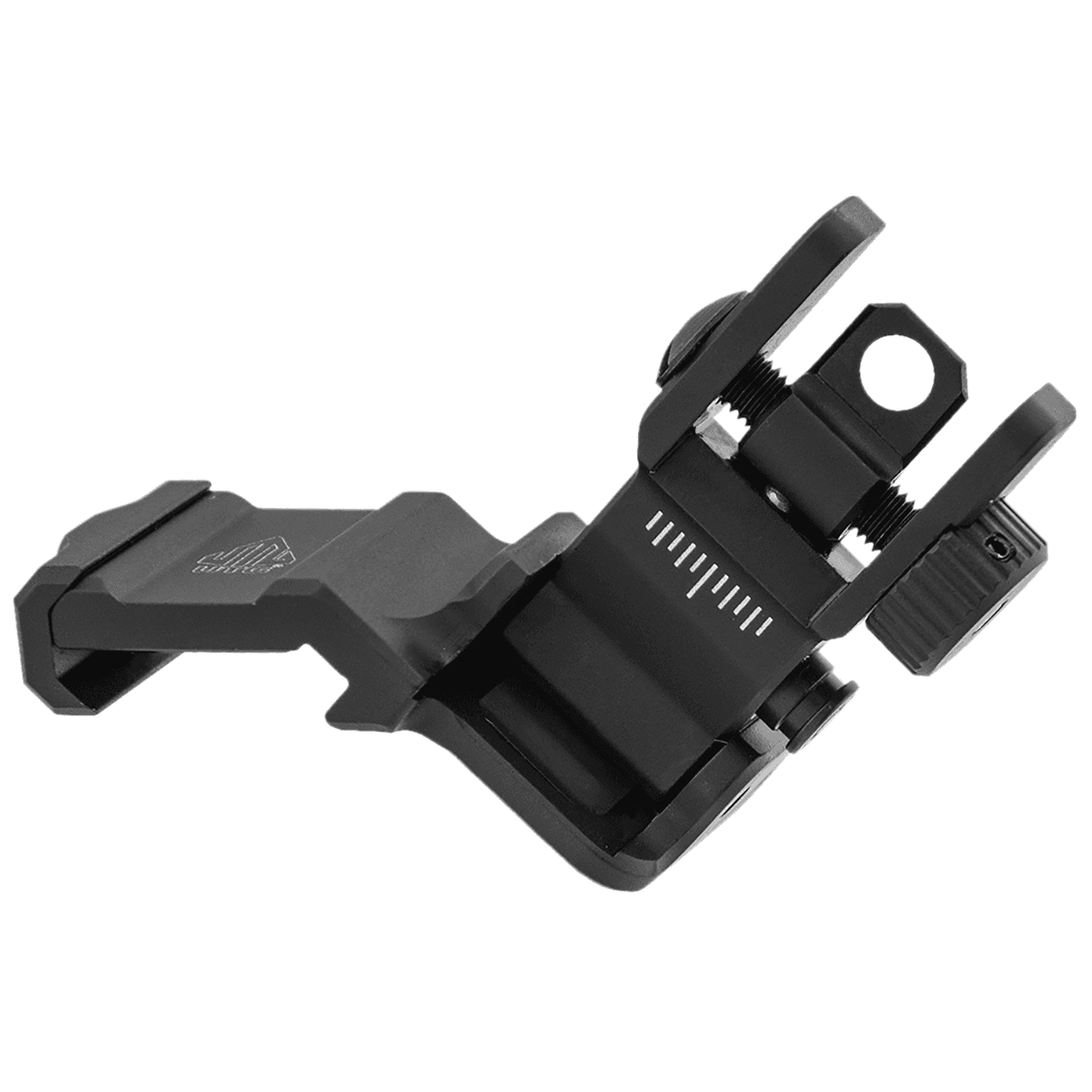 UTG ACCU-SYNC 45 Degree Rear Sight, Aluminum/Steel Picatinny/Weaver Flip Up 1.7" High - MT945 UTG ACCU-SYNC 45 Degree Rear Sight, Aluminum/Steel Picatinny/Weaver Flip Up 1.7" High - MT945