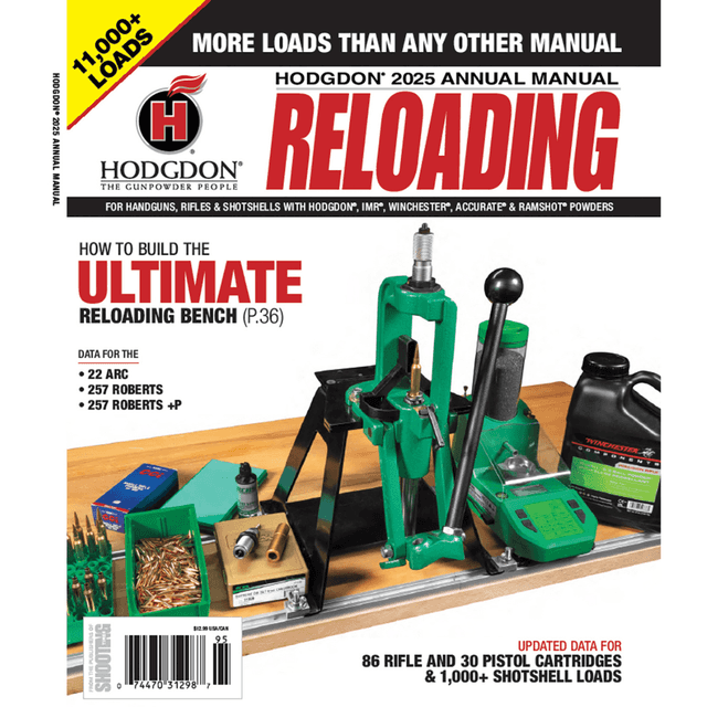 Hodgdon 2025 Reloading Manual, Manual Reloading Book - AM25 Hodgdon 2025 Reloading Manual, Manual Reloading Book - AM25
