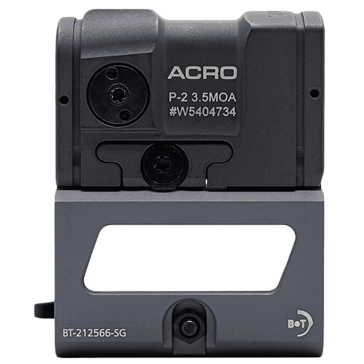 B&T Firearms Aimpoint ACRO P-2 Red Dot Sight, Gray 1x 3.5 MOA Red Dot Reticle - AP-200871-SG-39-QD B&T Firearms Aimpoint ACRO P-2 Red Dot Sight, Gray 1x 3.5 MOA Red Dot Reticle - AP-200871-SG-39-QD