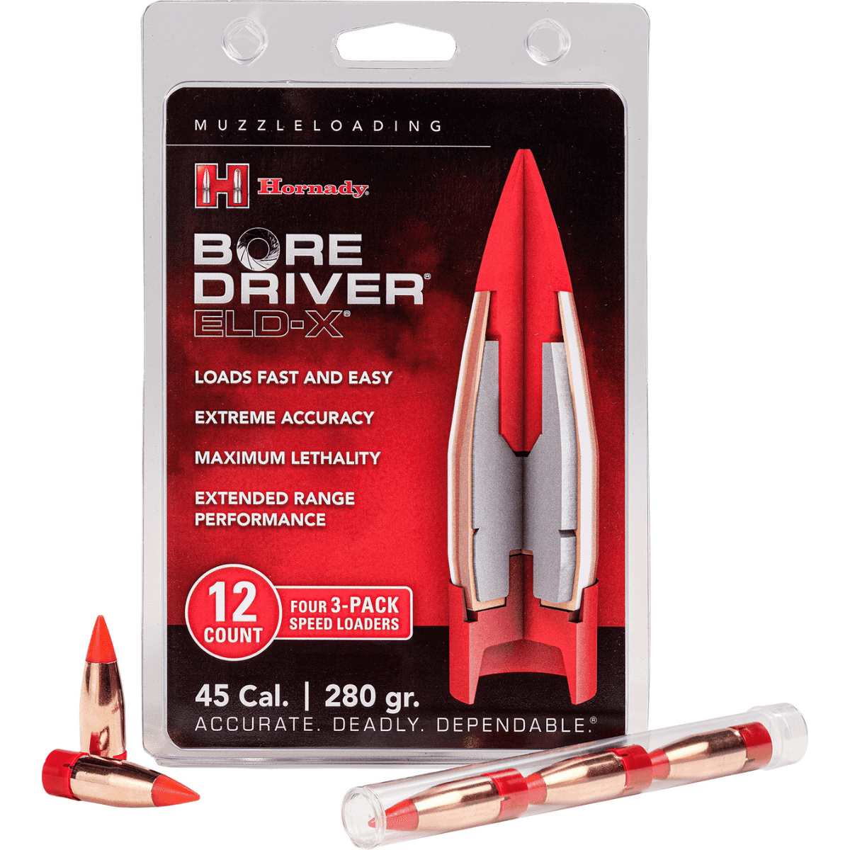 Hornady Extremely Low Drag-eXpanding Bullet, 280gr 12 Per Box/10 Case - 67712 Hornady Extremely Low Drag-eXpanding Bullet, 280gr 12 Per Box/10 Case - 67712