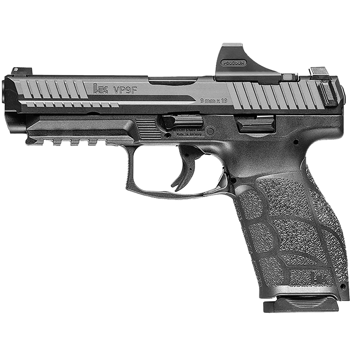 HK VP9A1 F 81001123 w/Red Dot Full Size Frame 9mm Luger 20+1 4.53" Pistol HK VP9A1 F 81001123 w/Red Dot Full Size Frame 9mm Luger 20+1 4.53" Pistol