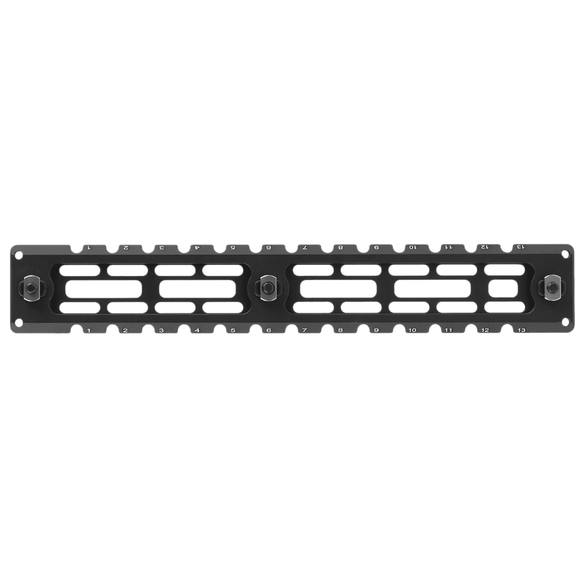 Leapers ARCA Rail 6 Slot M-LOK, 9.40" Long Matte Black Anodized Aluminum M-LOK Mount - TLUMA03 Leapers ARCA Rail 6 Slot M-LOK, 9.40" Long Matte Black Anodized Aluminum M-LOK Mount - TLUMA03