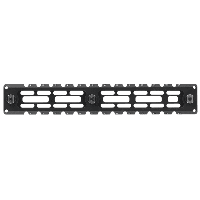 Leapers ARCA Rail 6 Slot M-LOK, 9.40" Long Matte Black Anodized Aluminum M-LOK Mount - TLUMA03 Leapers ARCA Rail 6 Slot M-LOK, 9.40" Long Matte Black Anodized Aluminum M-LOK Mount - TLUMA03