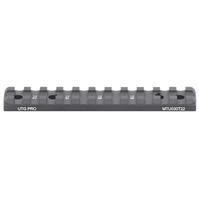 Leapers Optic Mount, 4.67" L Matte Black Anodized Aluminum Aluminum for Ruger 10/22 - MTU030T22 Leapers Optic Mount, 4.67" L Matte Black Anodized Aluminum Aluminum for Ruger 10/22 - MTU030T22