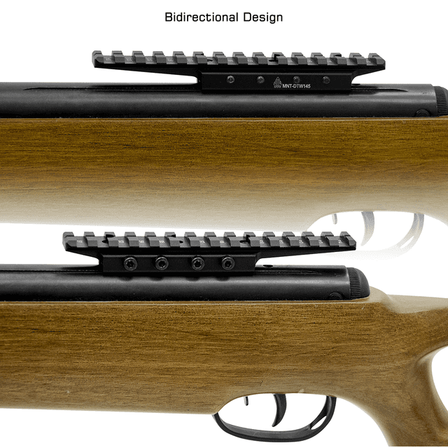 Leapers Universal Dovetail to Picatinny Adaptor Mount, 5.71" L Matte Black Anodized Aluminum - MNTDTW145 Leapers Universal Dovetail to Picatinny Adaptor Mount, 5.71" L Matte Black Anodized Aluminum - MNTDTW145