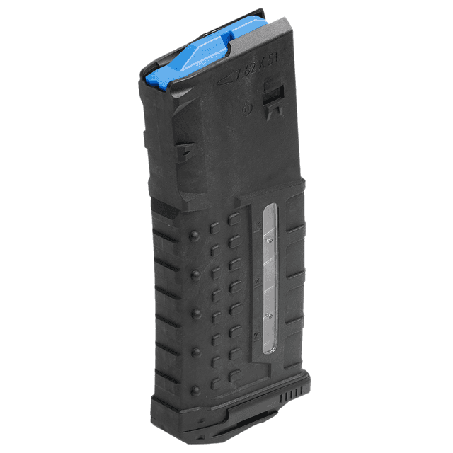 Leapers Windowed Magazine, 25rd Black Polymer/Steel 308 Win - RBTDM25 Leapers Windowed Magazine, 25rd Black Polymer/Steel 308 Win - RBTDM25