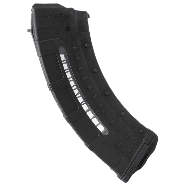 Leapers Windowed Magazine, 30rd Black Polymer/Steel 7.62x39mm - RBTAKM30 Leapers Windowed Magazine, 30rd Black Polymer/Steel 7.62x39mm - RBTAKM30