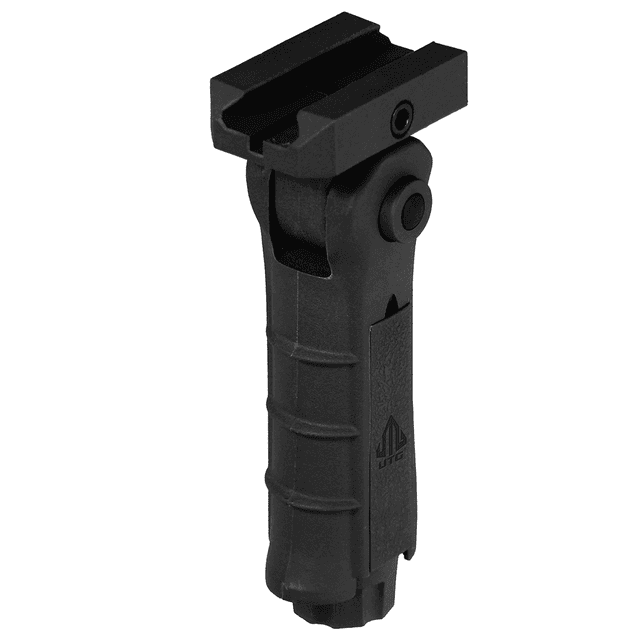 Leapers 5-position Foldable Vertical Foregrip, Black Polymer Ambidextrous - RBFGRP170B Leapers 5-position Foldable Vertical Foregrip, Black Polymer Ambidextrous - RBFGRP170B