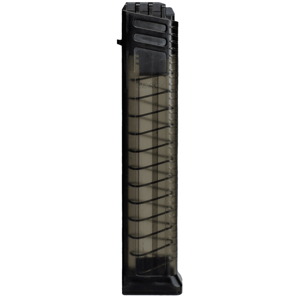 Global Ordnance LLC Stribog Magazine, 20rd Translucent Smoke Polymer 45 ACP - 8588005940313 Global Ordnance LLC Stribog Magazine, 20rd Translucent Smoke Polymer 45 ACP - 8588005940313
