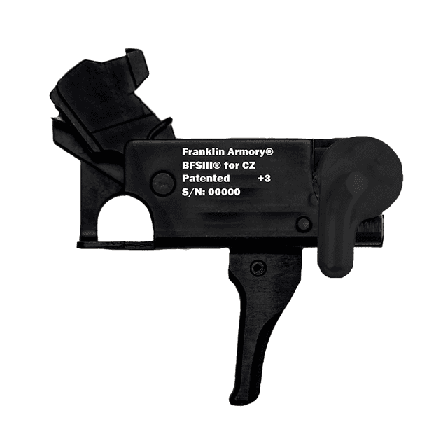 Franklin Armory 0650026BLK BFSIII for CZ Scorpion is a 3-Position BINARY Trigger Franklin Armory 0650026BLK BFSIII for CZ Scorpion is a 3-Position BINARY Trigger