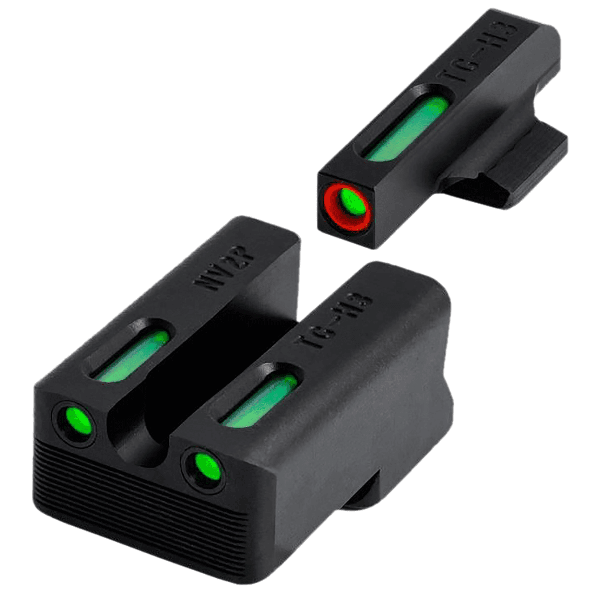 TruGlo TFX Pro Sights, Green Tritium & Fiber Optic Orange Outline Front Sight Green Tritium & Fiber Optic Rear Sight Fits 1911 270 / 450 Set - TGTG13NV2PC TruGlo TFX Pro Sights, Green Tritium & Fiber Optic Orange Outline Front Sight Green Tritium & Fiber Optic Rear Sight Fits 1911 270 / 450 Set - TGTG13NV2PC