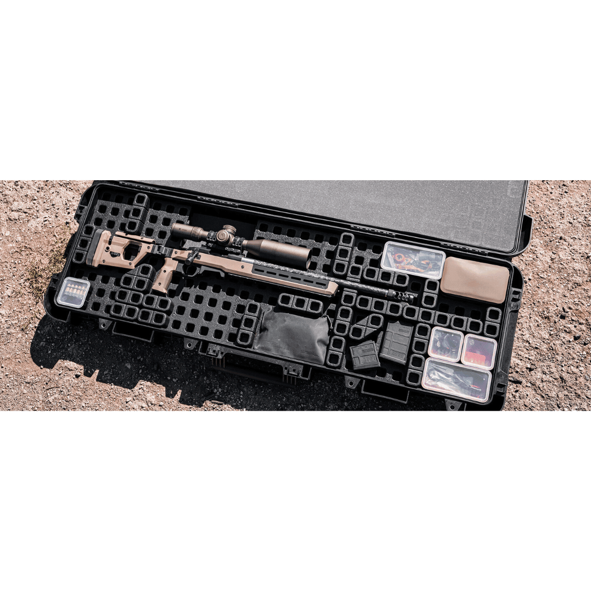 Magpul DAKA LR53 Hard Case, FDE 57.3'' x 19.7'' x 6.5'' - MAG1289-FDE Magpul DAKA LR53 Hard Case, FDE 57.3'' x 19.7'' x 6.5'' - MAG1289-FDE