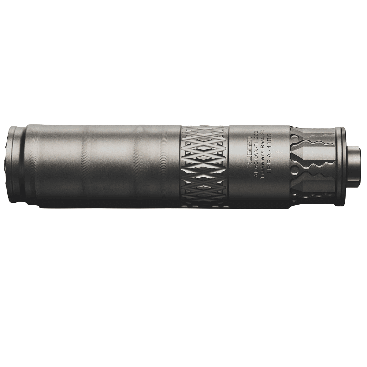 Rugged Suppressors AK360TI Alaskan360 TI 36 Cal 1.60" Diameter, Rated Up to 338 Lapua Rugged Suppressors AK360TI Alaskan360 TI 36 Cal 1.60" Diameter, Rated Up to 338 Lapua