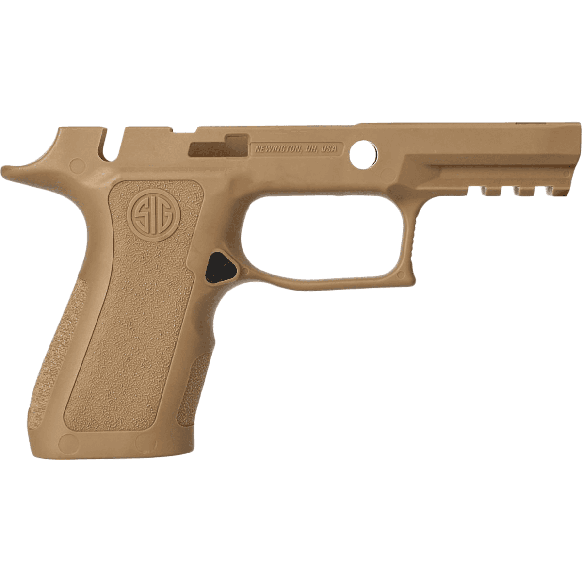 Sig Sauer P320 X-Series Grip Module, Polymer Coyote Tan Compact w/ Manual Safety Fits Sig P320/M18 - 8901484 Sig Sauer P320 X-Series Grip Module, Polymer Coyote Tan Compact w/ Manual Safety Fits Sig P320/M18 - 8901484