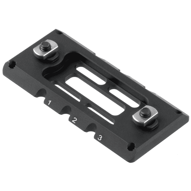 Leapers ARCA Rail 3.10 Slot M-LOK, 3.10" Long Matte Black Anodized Aluminum M-LOK Mount - TLUMA01 Leapers ARCA Rail 3.10 Slot M-LOK, 3.10" Long Matte Black Anodized Aluminum M-LOK Mount - TLUMA01