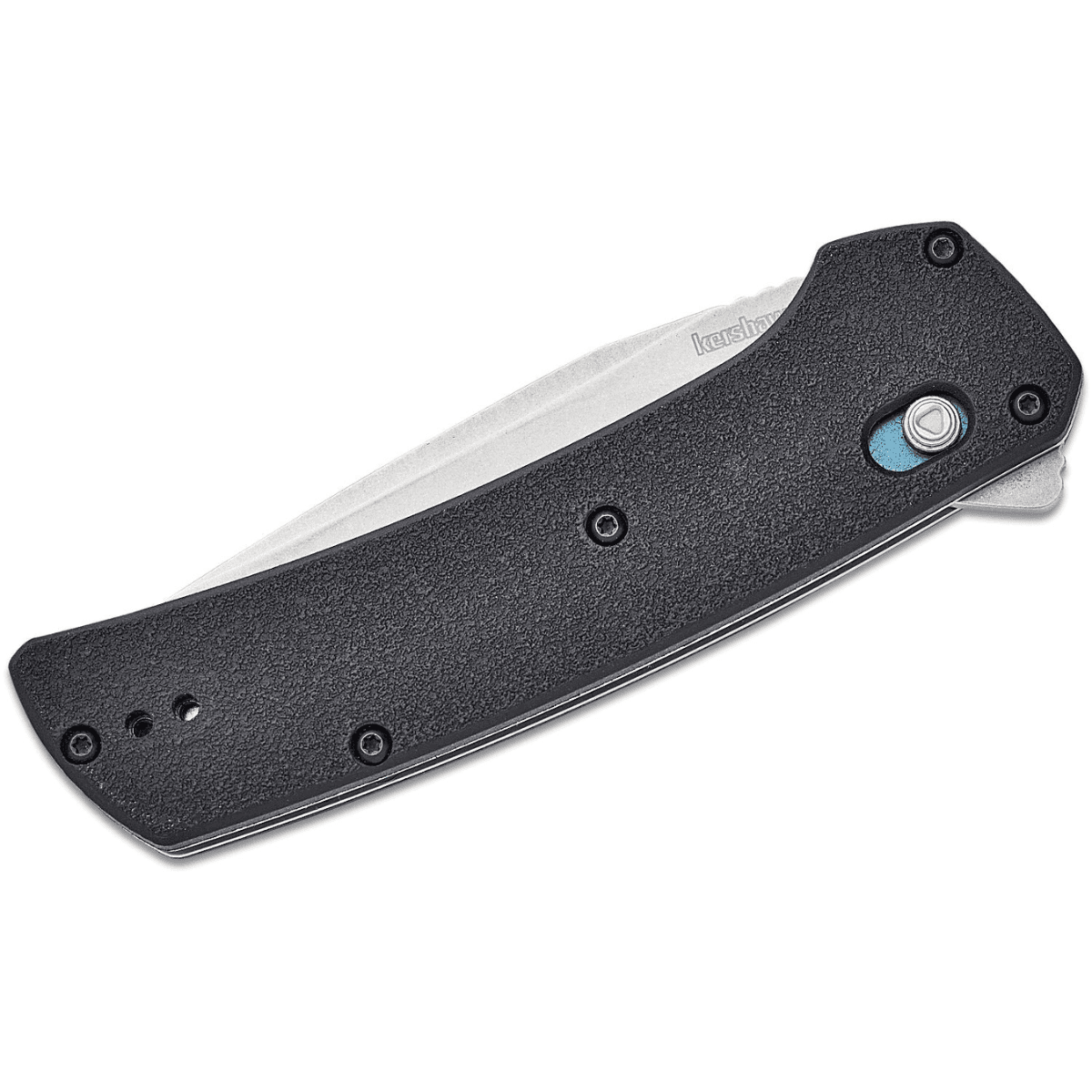 Kershaw Layup Knife, 3.40" Folding Drop Point Plain Stonewashed D2 Steel Blade Black GFN Handle - 2047 Kershaw Layup Knife, 3.40" Folding Drop Point Plain Stonewashed D2 Steel Blade Black GFN Handle - 2047