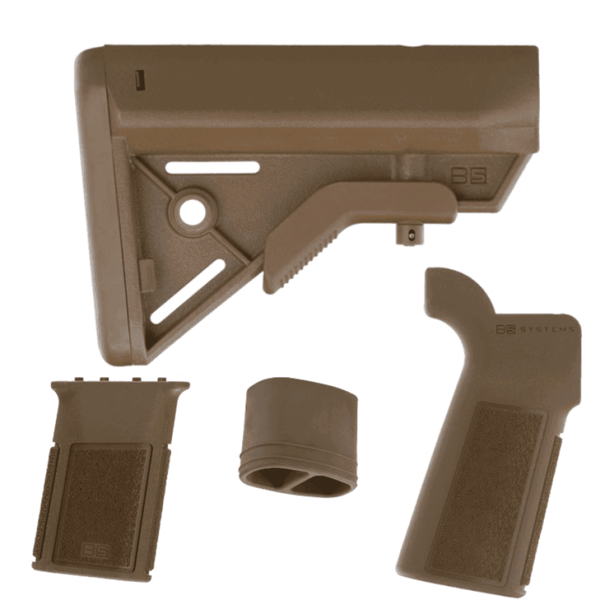 B5 Systems Coyote Kit w/ Stock, P-23 Grip, Vertical Grip, and Grip Plug B5 Systems Coyote Kit w/ Stock, P-23 Grip, Vertical Grip, and Grip Plug
