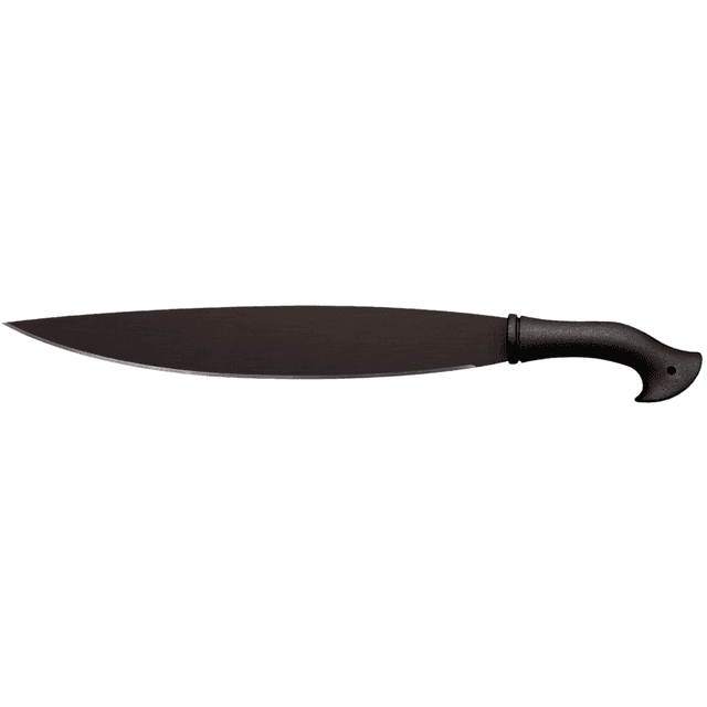 Cold Steel Barong Machete, 18" Black Matte Baked-On Anti Rust 65Mn Carbon Steel Blade Black Polypropylene Handle 24.50" Long Includes Sheath - CS97BAM18S Cold Steel Barong Machete, 18" Black Matte Baked-On Anti Rust 65Mn Carbon Steel Blade Black Polypropylene Handle 24.50" Long Includes Sheath - CS97BAM18S