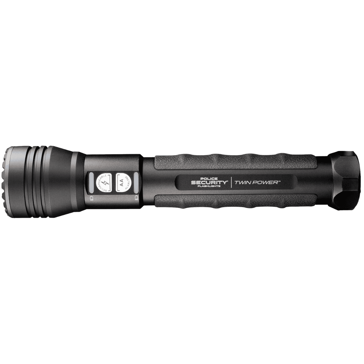 Lb Marketing Twin Power Long Throw Flashlight, 14" L Black 1000 Lumens - 97742 Lb Marketing Twin Power Long Throw Flashlight, 14" L Black 1000 Lumens - 97742