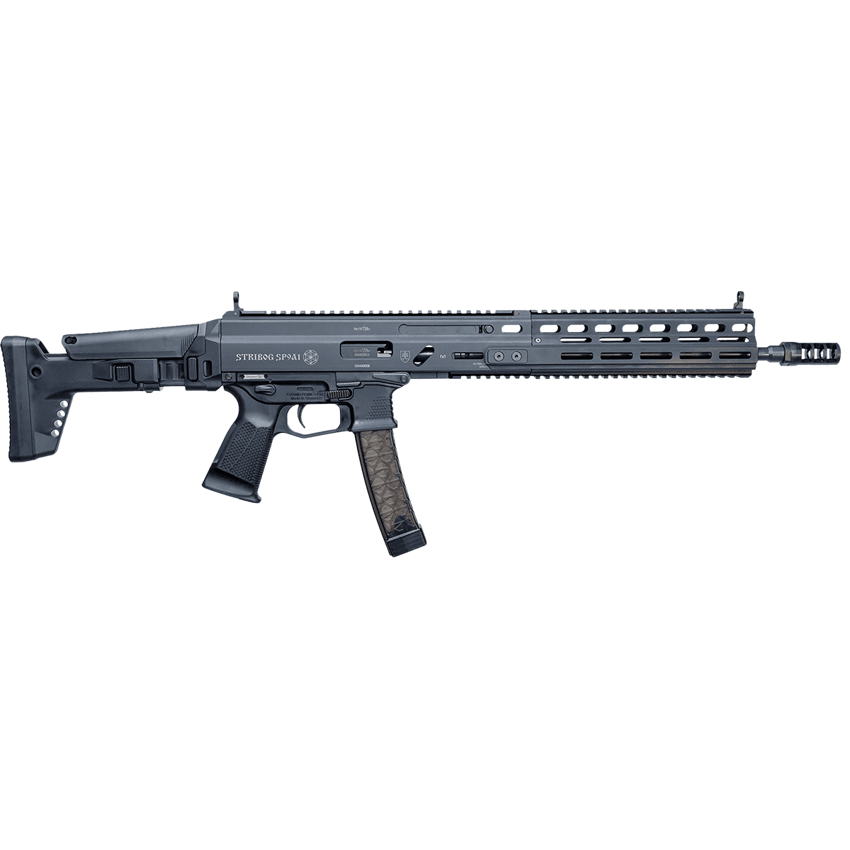 Global Ordnance LLC 810091157947 Grand Power Stribog SP9A1 9mm Black Rifle Global Ordnance LLC 810091157947 Grand Power Stribog SP9A1 9mm Black Rifle