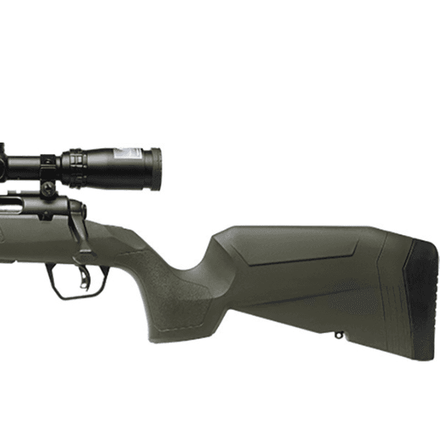 Savage Arms Axis 2 XP Combo Rifle, 22" Black Sporter Barrel Black Drilled & Tapped Steel Receiver Fixed OD Green Synthetic Stock Left Hand Boresighted 3-9x40mm 4+1rd 308 Win - 32187 Savage Arms Axis 2 XP Combo Rifle, 22" Black Sporter Barrel Black Drilled & Tapped Steel Receiver Fixed OD Green Synthetic Stock Left Hand Boresighted 3-9x40mm 4+1rd 308 Win - 32187