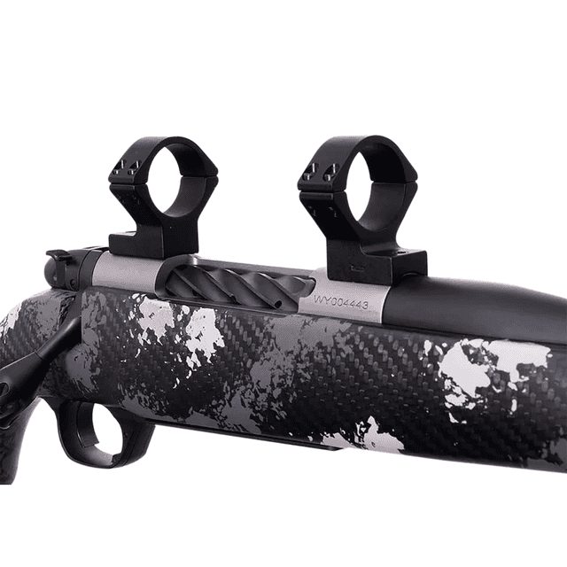 Weatherby Scope Mount/Ring Combo, Matte Black Alloy 1" Tube Medium Rings Magnum 9-Lug Action Weatherby Mark V - W940705 Weatherby Scope Mount/Ring Combo, Matte Black Alloy 1" Tube Medium Rings Magnum 9-Lug Action Weatherby Mark V - W940705