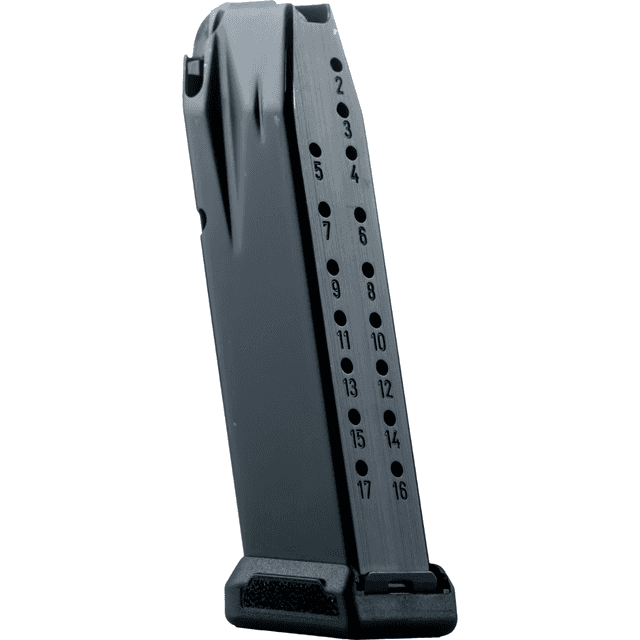 Century Arms Base Plate Magazine, Black 17+1rd 9mm Fits MC9L/MC9LS - MA2373 Century Arms Base Plate Magazine, Black 17+1rd 9mm Fits MC9L/MC9LS - MA2373