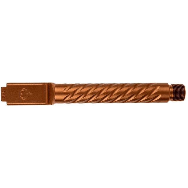Ballistic Advantage Premium Series Barrel, Threaded/Spiral Fluted Copper PVD Fits Glock 17 Gen 5 9mm Luger - BAPSG175T3R Ballistic Advantage Premium Series Barrel, Threaded/Spiral Fluted Copper PVD Fits Glock 17 Gen 5 9mm Luger - BAPSG175T3R