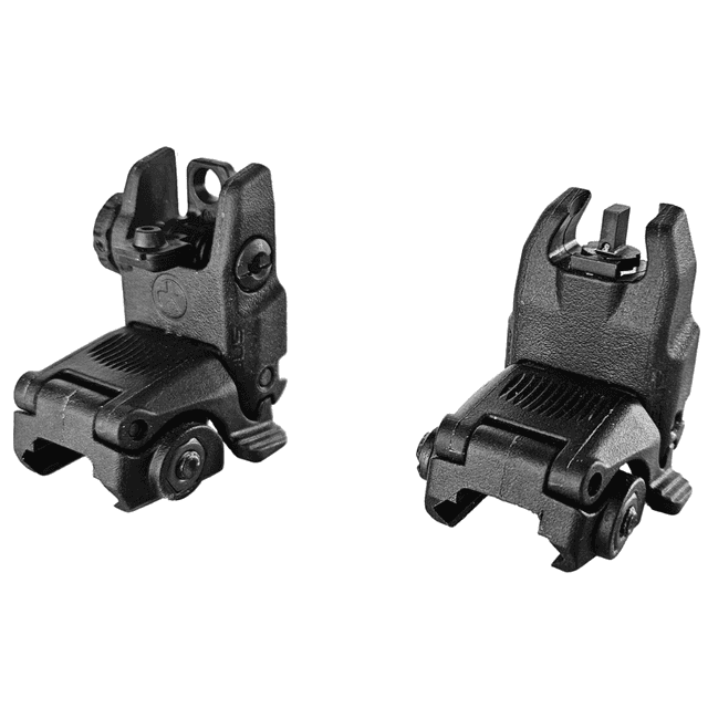 HiViz Folding AR Back Up Sight, Black Folding for AR-15 - ARN21 HiViz Folding AR Back Up Sight, Black Folding for AR-15 - ARN21