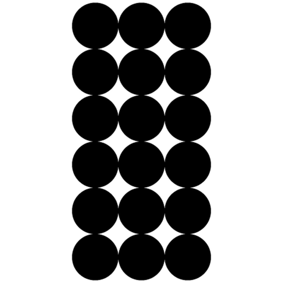 Pro-Shot SplatterShot Repair Pasters, Black 1" Self-Adhesive 216 Pasters - P216 Pro-Shot SplatterShot Repair Pasters, Black 1" Self-Adhesive 216 Pasters - P216