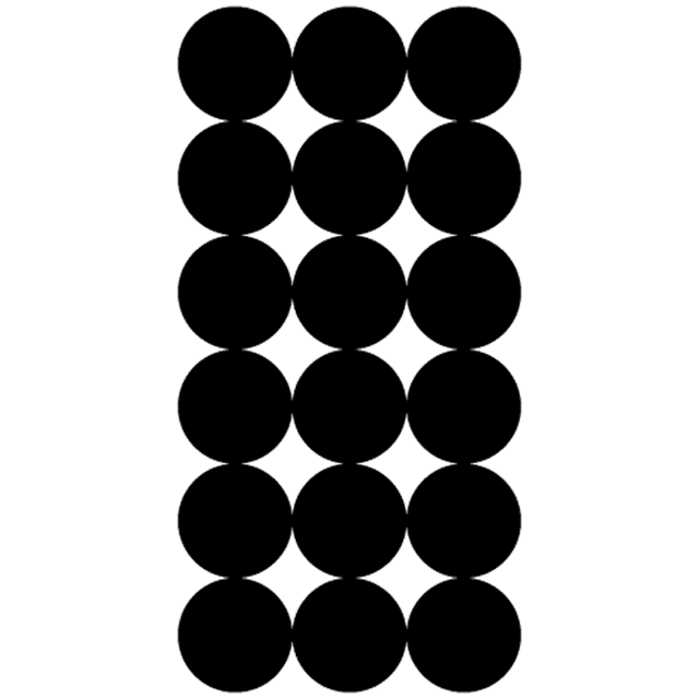 Pro-Shot SplatterShot Repair Pasters, Black 1" Self-Adhesive 216 Pasters - P216 Pro-Shot SplatterShot Repair Pasters, Black 1" Self-Adhesive 216 Pasters - P216