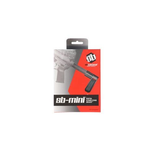 SB Tactical SBMINI-01-SB AR Brace Mini Elasto-Polymer Black with SBT Logo SB Tactical SBMINI-01-SB AR Brace Mini Elasto-Polymer Black with SBT Logo
